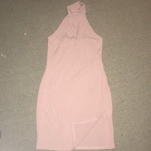 Pink turtle neck Dress